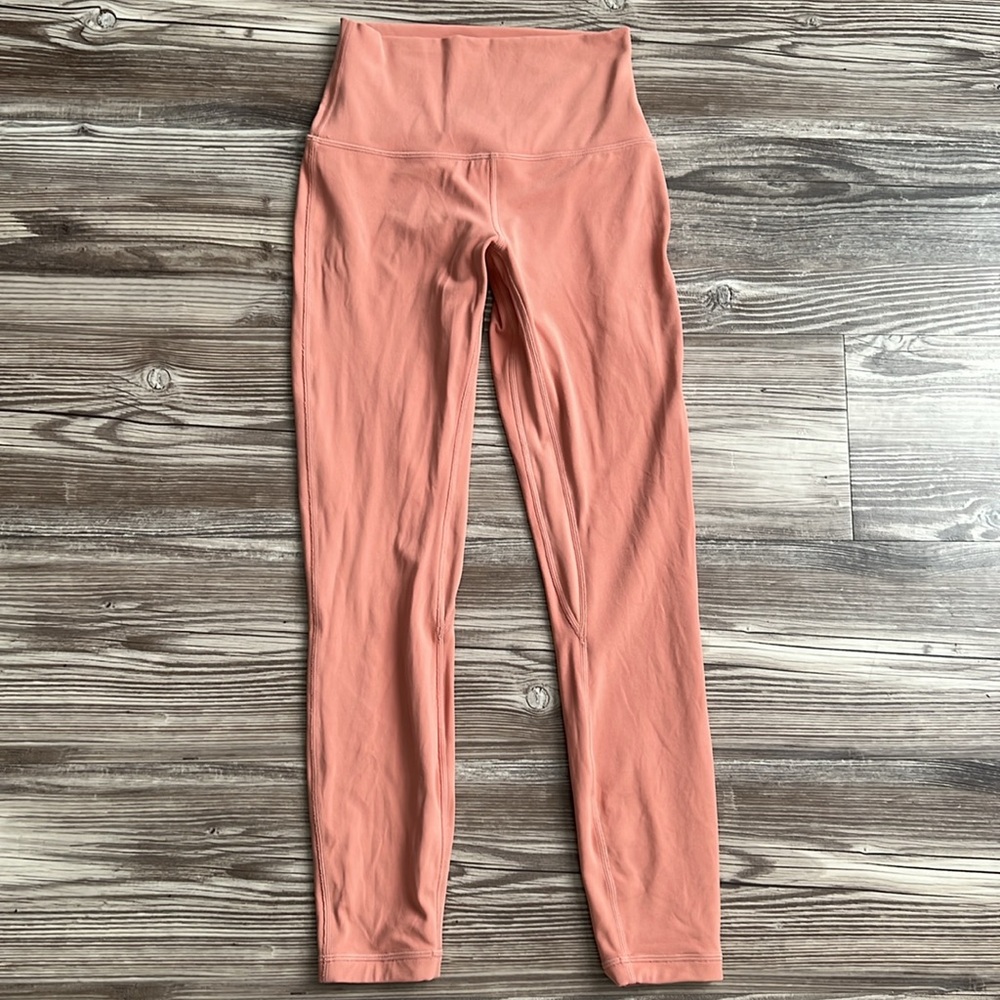 Lululemon Align High-Rise Pant 25" Pink Savannah Double Lined